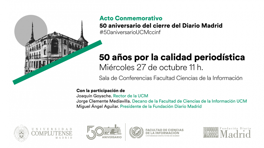 Acto Conmemorativo. 50 aniversario del cierre del Diario Madrid
