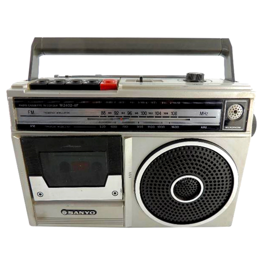 Radiocassette Sanyo