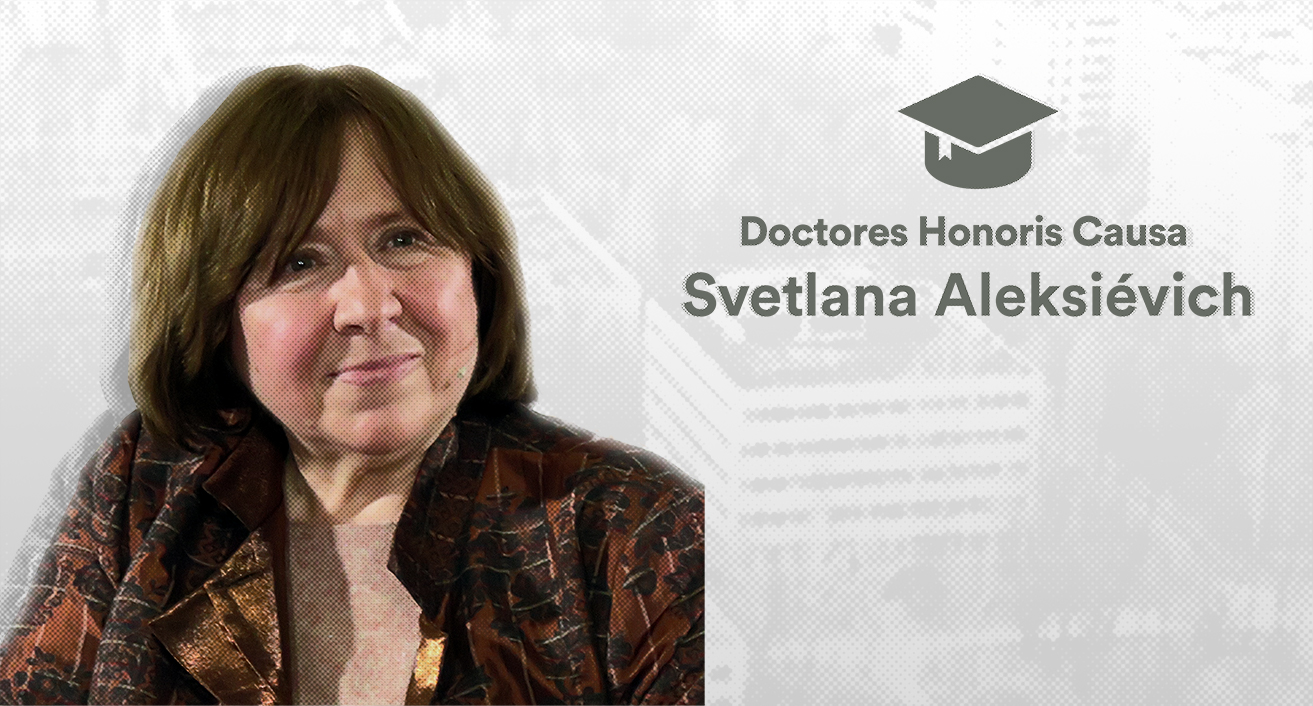 Svetlana Aleksiévich es investida doctora honoris causa