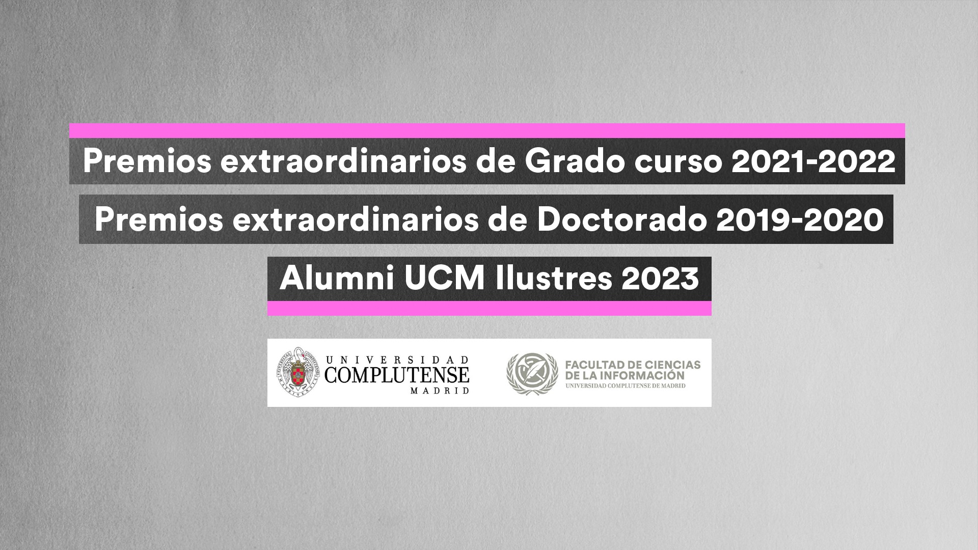 Premios Extraordinarios de Grado 2021-2022 y Doctorado 2019-2020 - 1