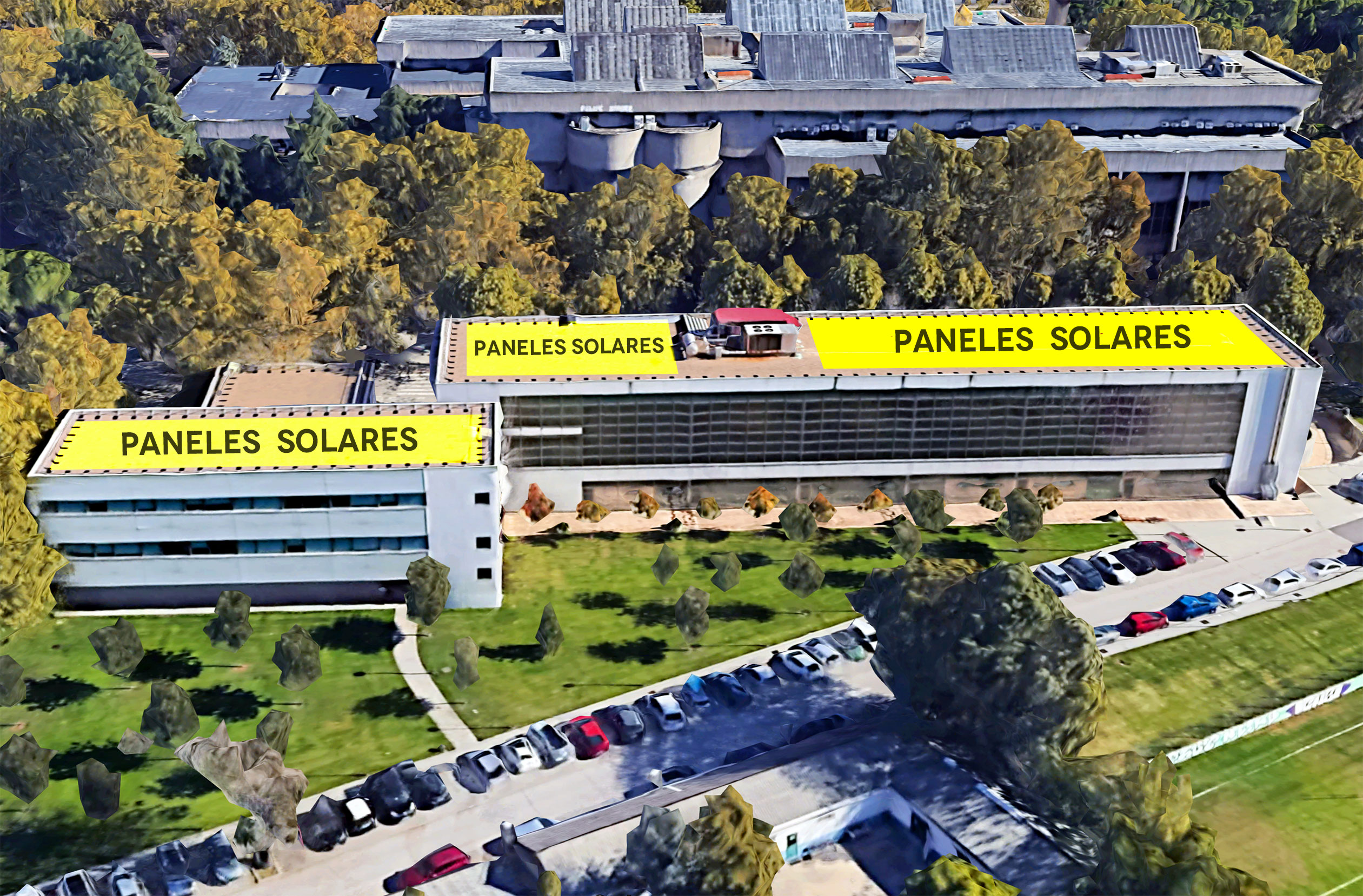 La Facultad contará con una planta solar fotovoltaica del nuevo plan de autoconsumo de la Universidad Complutense de Madrid