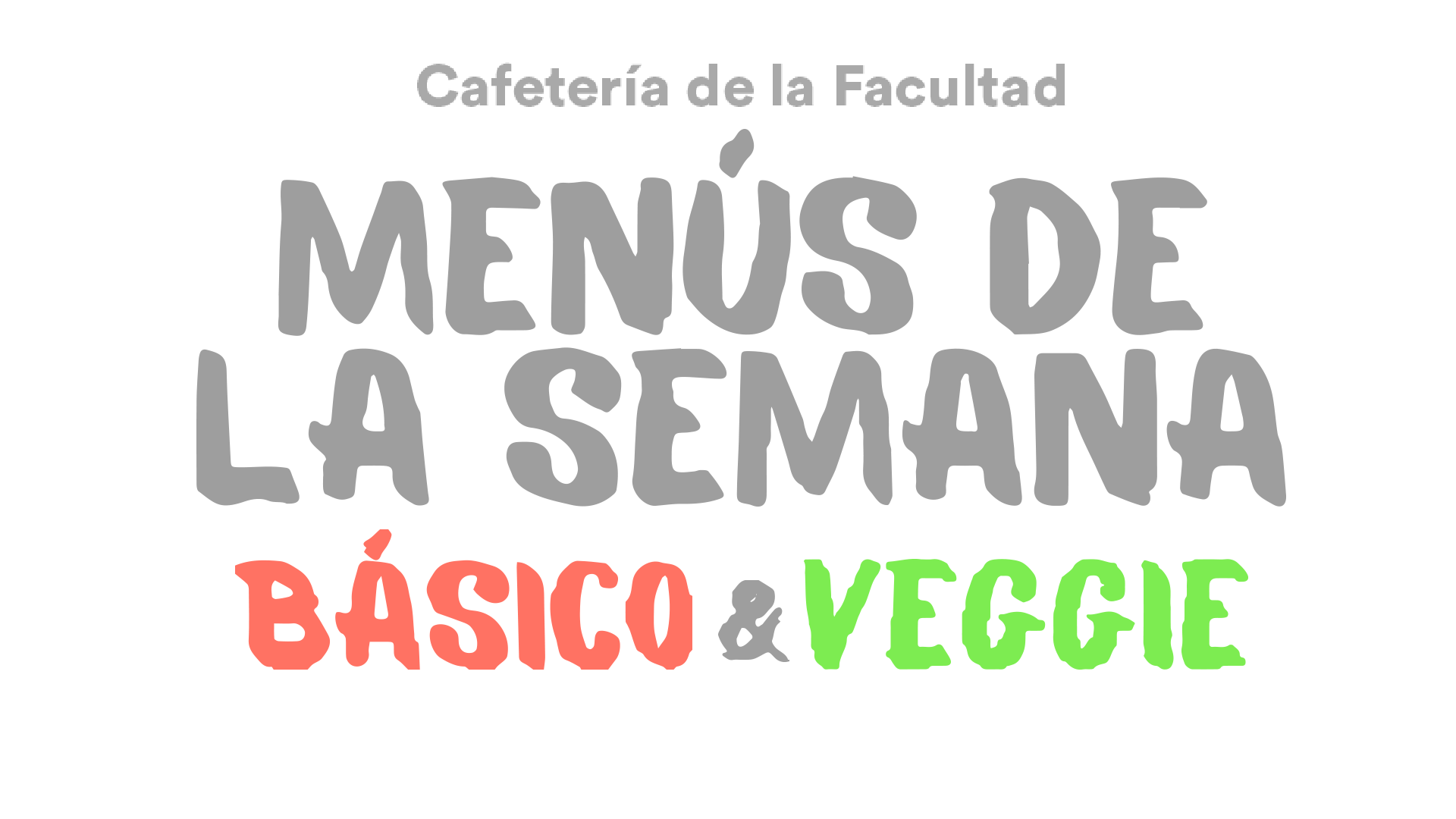 Ya se puede consultar el menú de la cafetería en nuestra web