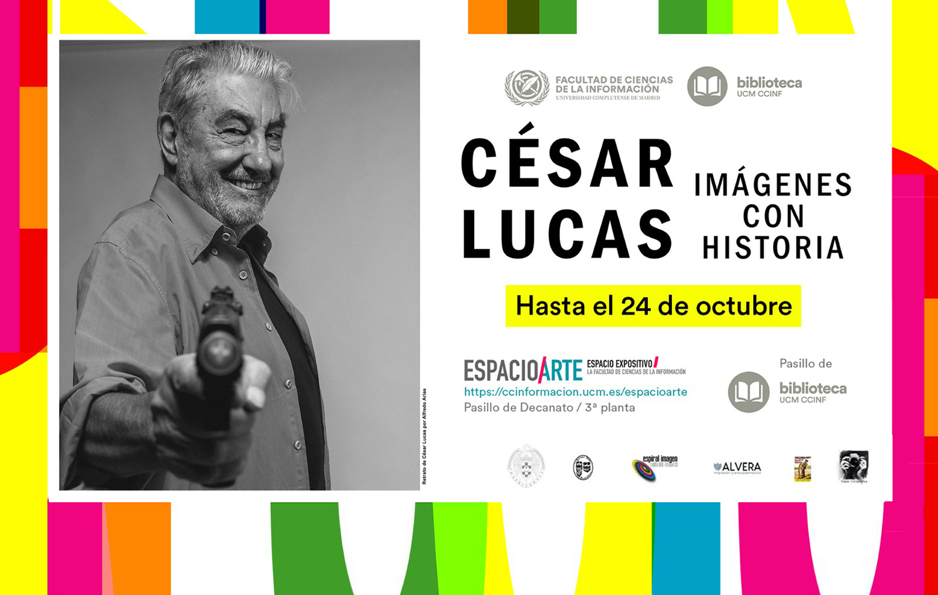“Imágenes con Historia”, Exposición de César Lucas en nuestra Facultad