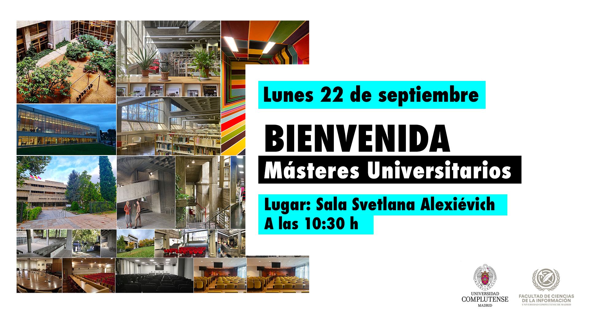 Acto de Bienvenida Másteres Universitarios 2025/2026