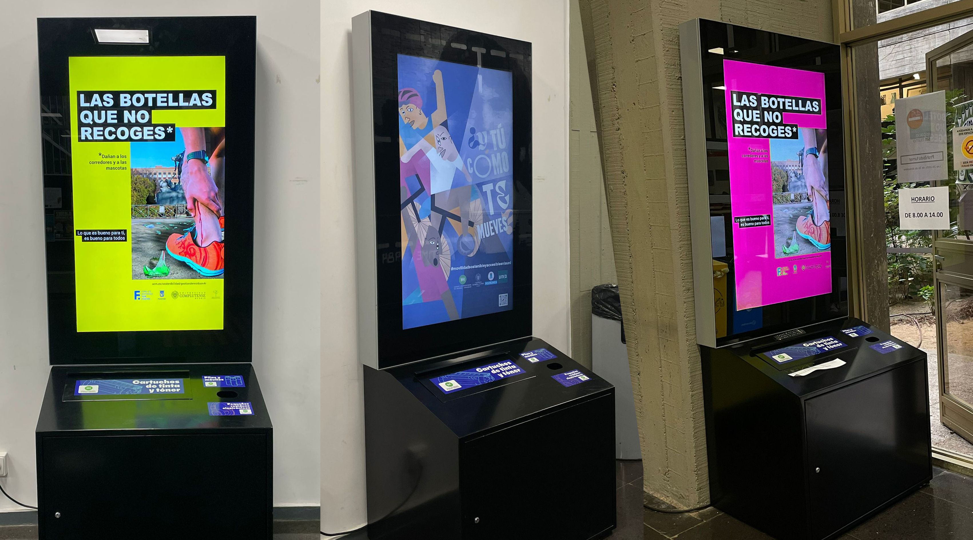 Nuevos contenedores para pilas, tóner y otros residuos electrónicos de pequeño tamaño