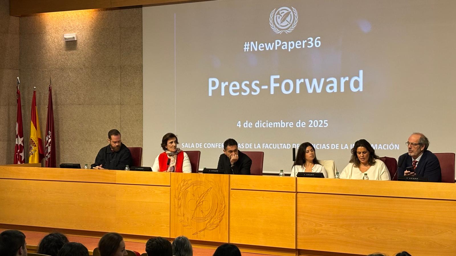 Se presenta Press-Forward, Centro de Excelencia Jean Monnet de periodismo de la Complutense