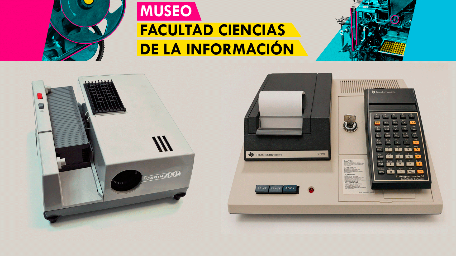El museo de la Facultad incorpora dos nuevas piezas de tecnología del siglo XX