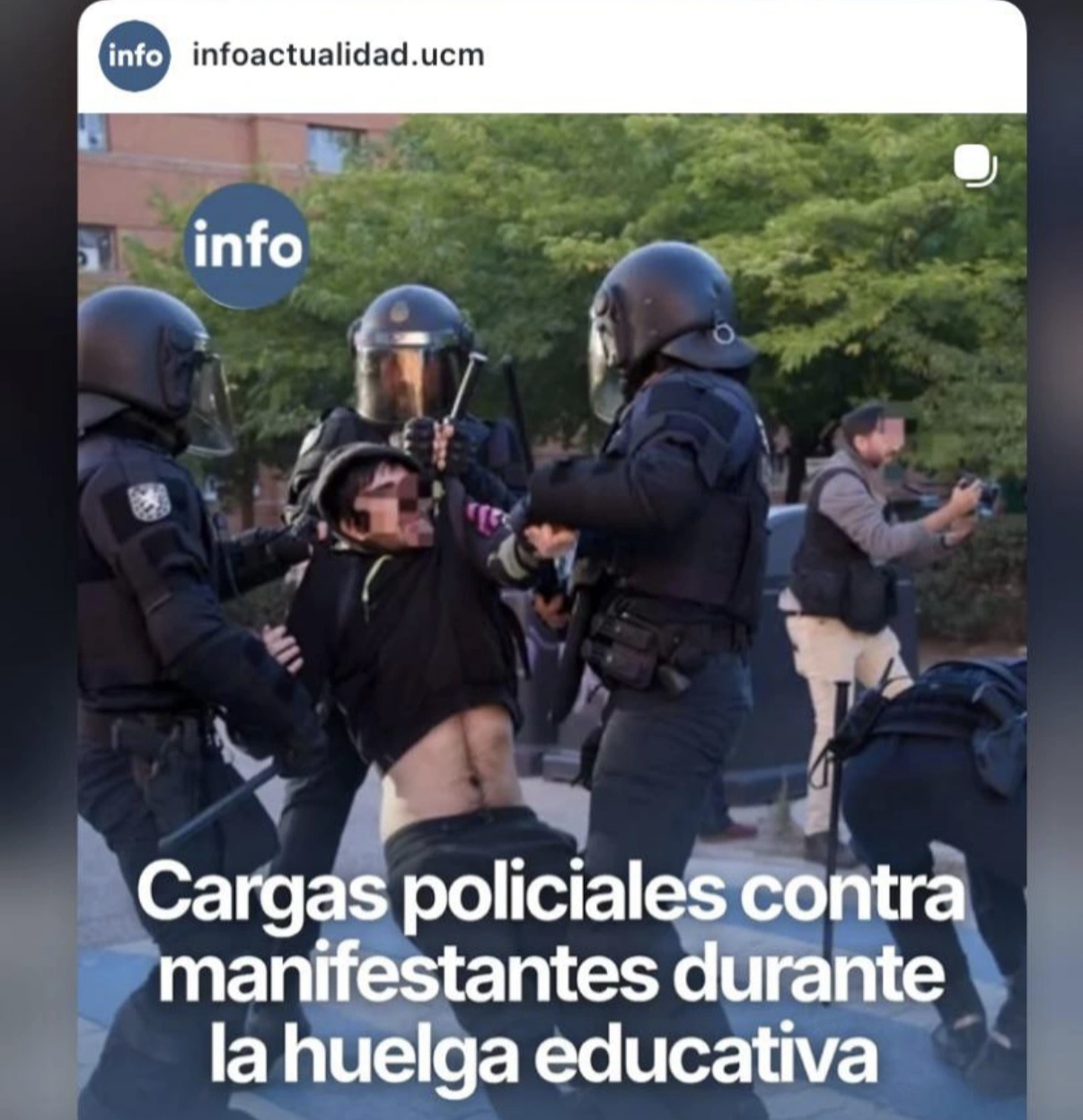 Comunicado de la Facultad de Ciencias de la Información